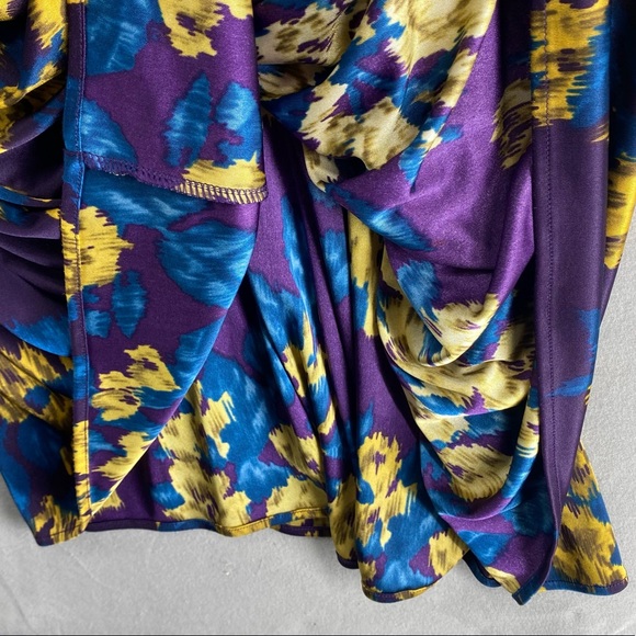 M GIANNI BINI VNECK DRESS maxi gown wedding date night - Picture 6 of 16